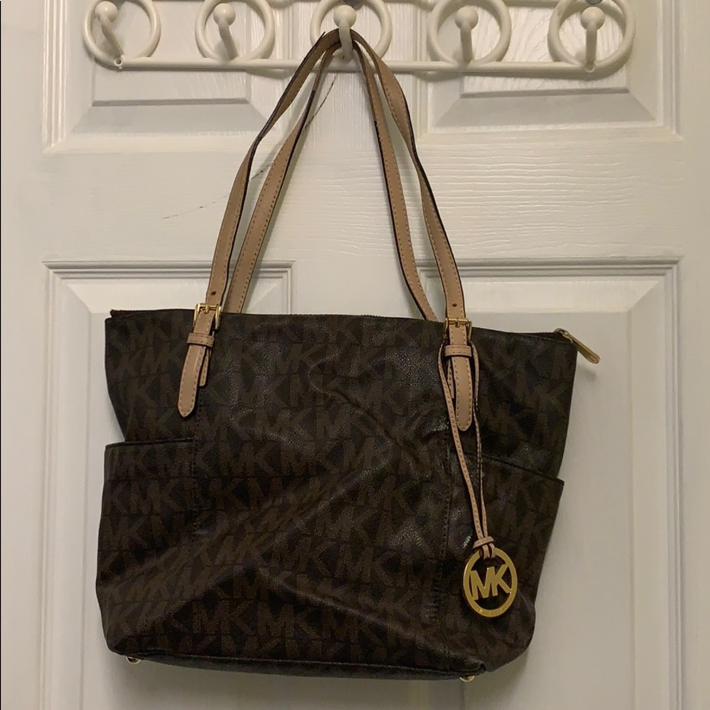 Chocolate brown tote Michael Kors bag